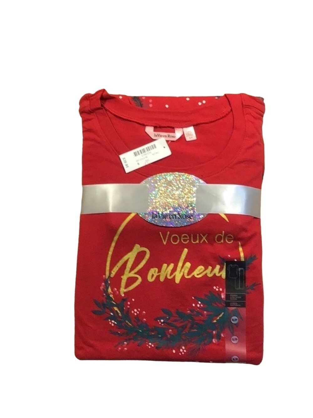CHRISTMAS sleepwear holidays pyjamas set flannel & jersey present gift red green